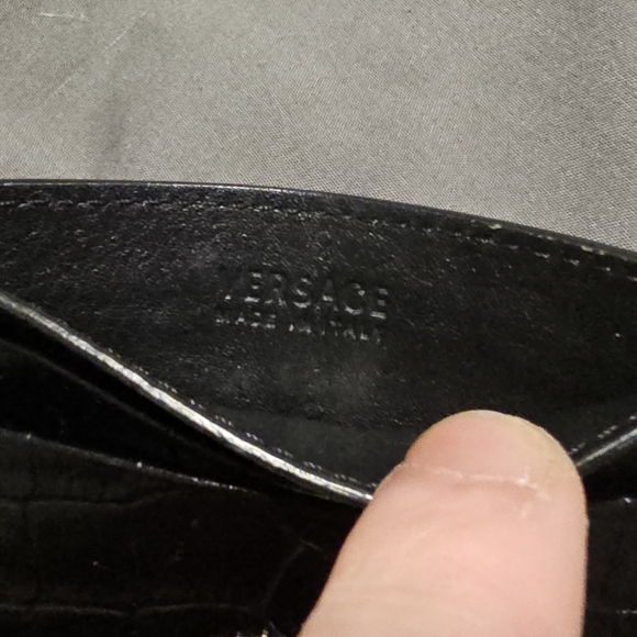 ALLIGATOR SKIN VERSACE CARD HOLDER - Picture 3 of 5